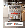 VEVOR Commercial Food Warmer 5 x 1/3 Pans Electric Steam Table 1500W, for Buffet Restaurant Catering Party, Professional Stainless Steel Server, with Undershelf, Rolling Stand, and Temp Control