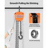VEVOR Hand Chain Hoist, 1 Ton 2200 lbs Capacity, Manual Chain Block with Upgrade G80 Galvanized Chain, 20 ft Lifting Height, Heavy Duty Pulley Hoist for Garage Warehouse Automotive Machinery, Orange