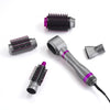VEVOR Hair Air Styler and Dryer Brush, 5-in-1 Multi Hair Styler, Ionic Blow Dryer Brush with 3 Heat Settings, 3 Brushes & 2 Nozzles, High-Speed Hair Styling Tool for Volumizing Straightening Curling