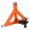 VEVOR 3 Point Trailer Hitch with 2" Receiver, 3 Pt Quick Hitch Attachment with 3 Trailer Balls, Tractor Tow Drawbar Adapter for Category 1, Kubota, Mahindra, Ford, Yanmar, John Deere, Massey Ferguson
