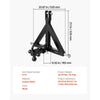 VEVOR 3 Point Trailer Hitch 2 in Receiver, 3pt Quick Hitch Attachment with 3 Trailer Balls, Tractor Tow Drawbar Adapter, Compatible with Kubota, Mahindra, Ford, Yanmar, John Deere, Massey Ferguson