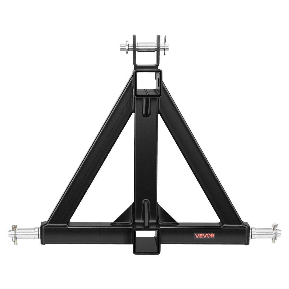 VEVOR 3 Point Trailer Hitch with 2" Receiver, 3 Pt Quick Hitch Attachment, Tractor Tow Drawbar Adapter, Compatible with Category 1, Kubota, Mahindra, Ford, Yanmar, John Deere, Massey Ferguson, Tractor