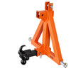 VEVOR 3 Point Trailer Hitch with 2" Receiver, 3 Pt Quick Hitch with 3 Trailer Balls, Tractor Tow Drawbar Adapter for Category 1, Kubota, Mahindra, Ford, Yanmar, John Deere, Massey Ferguson, Orange