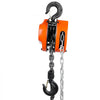 VEVOR 1/2 Ton/1100 LBS Hand Chain Hoist 10 FT Come Along, 1100 lbs Capacity G80 Galvanized Carbon Steel with Double-Pawl Brake, Auto Chain Leading & 360° Rotation Hook, for Garage Factory Dock