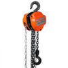 VEVOR Hand Chain Hoist, 1 Ton 2200 lbs Capacity 20 FT Come Along, G80 Galvanized Carbon Steel with Double-Pawl Brake, Auto Chain Leading & 360° Rotation Hook, for Garage Factory Dock