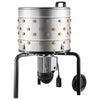 VEVOR Chicken Plucker Machine, 19.7 in Drum, 750W & 275RPM Electric Chicken Plucking Machine with 98 Soft Fingers & Transport Wheels, Stainless Steel Feather Remover for Processing 2 Chicks Once