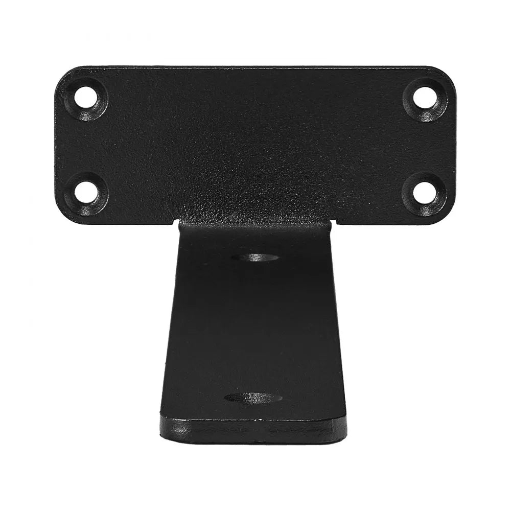 VEVOR Shelf Bracket, 12”L x 4”W x 1.6”H 6 Pcs, Heavy Duty Floating Shelf Brackets, Brackets for Shelves, 5mm Thick Matte Black L Shelf Bracket,Steel Shelving Brackets with 160 lbs Load Capacity