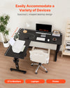 VEVOR L Shaped Desk spacious desktop accommodates multiple devices