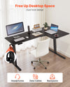 VEVOR dual hook design for headphones and bags - organized corner desk