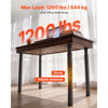 VEVOR Adjustable Table Legs, 28-43.3 in Steel Furniture Legs, 1200 lbs Max Load Heavy Duty, Quick Installation, Ideal for Home Office Desk DIY, Coffee Dinner Bar Tables, Workbenches, Set of 4, Black