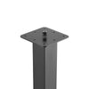 VEVOR Adjustable Table Legs, 24-40 in Square Steel Furniture Legs, 1200 lbs Max Load Heavy Duty, Quick Installation, Ideal for Home Office Desk DIY, Coffee Dinner Bar Tables, Workbenches, 4 PCS, Black