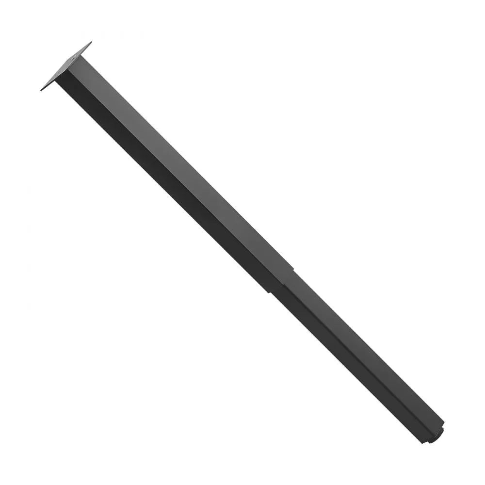 VEVOR Adjustable Table Legs, 24-40 in Square Steel Furniture Legs, 1200 lbs Max Load Heavy Duty, Quick Installation, Ideal for Home Office Desk DIY, Coffee Dinner Bar Tables, Workbenches, 4 PCS, Black