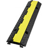 VEVOR 3 PCs Cable Protector Ramp 2 Channel 12000 lbs Load Wire Cable Cover Ramp