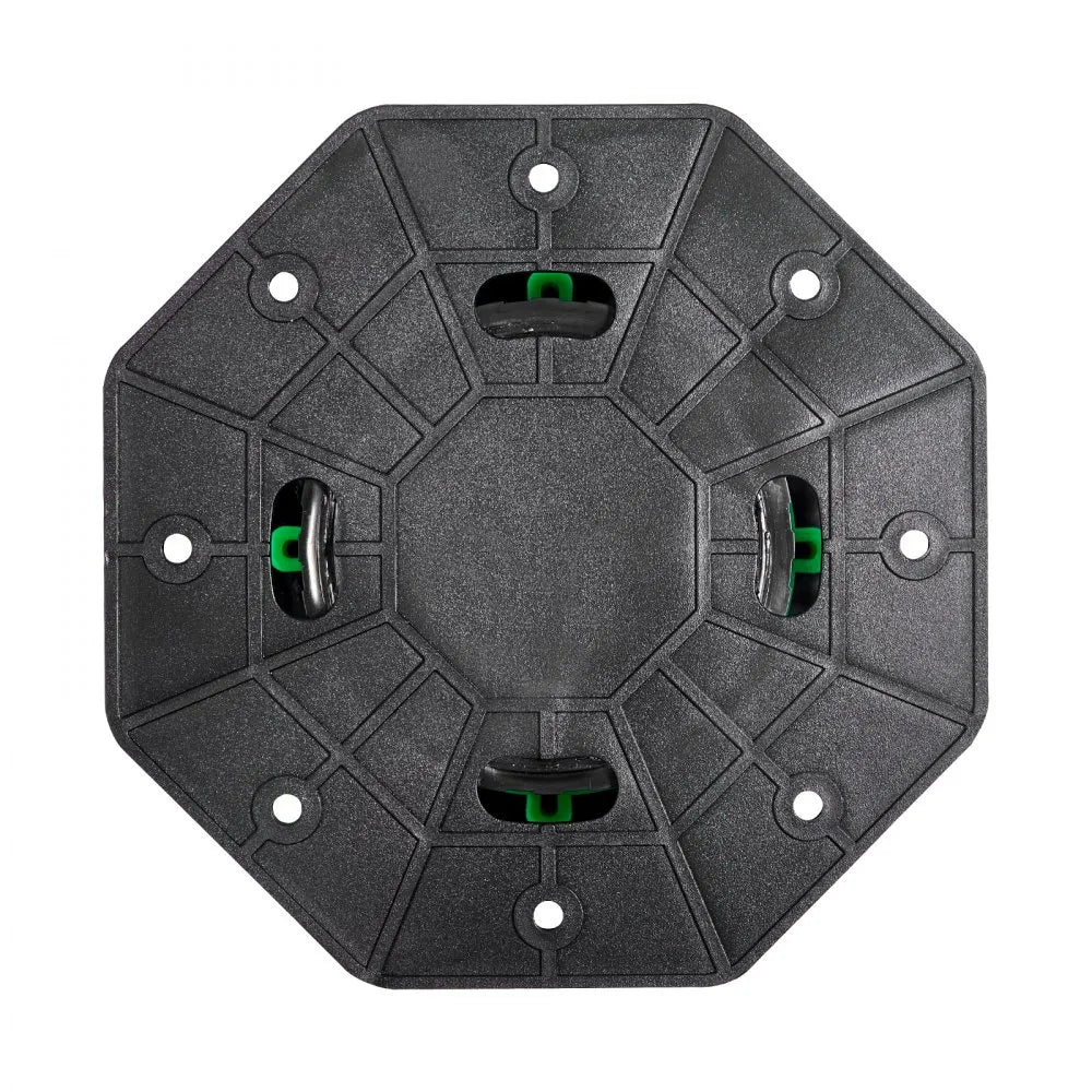 VEVOR Deck Blocks 8 PCS, 2200 lbs / 997.90 kg Load Capacity Deck Support Plastic Pedestal Paver, Raising 3.54 - 4.65 inch / 90 - 118 mm, Height Adjustable Shed Foundation Base for Wood Concrete Metal