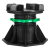 VEVOR Deck Blocks 8 PCS, 2200 lbs / 997.90 kg Load Capacity Deck Support Plastic Pedestal Paver, Raising 3.54 - 4.65 inch / 90 - 118 mm, Height Adjustable Shed Foundation Base for Wood Concrete Metal