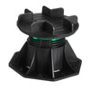 VEVOR Deck Blocks 8 PCS, 2200 lbs / 997.90 kg Load Capacity Deck Support Plastic Pedestal Paver, Raising 3.54 - 4.65 inch / 90 - 118 mm, Height Adjustable Shed Foundation Base for Wood Concrete Metal