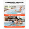 VEVOR SPA Pump 2.5HP Hot Tub Pump 2 Speed 48 Frame with 1.5" & 2" Port, 230V, 175 GPM High Speed & 66 GPM Low Speed, 90° Rotational Interface, SPA Bath Water Circulation, Compatible with OEM Models