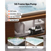 VEVOR SPA Pump 2HP Hot Tub Pump 2 Speed 56 Frame with 1.5" & 2" Port, 230V, 168 GPM High Speed & 68 GPM Low Speed, 90° Rotational Interface, SPA Bath Water Circulation, Compatible with OEM Models