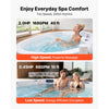 VEVOR SPA Pump 2HP Hot Tub Pump 2 Speed 56 Frame with 1.5" & 2" Port, 230V, 168 GPM High Speed & 68 GPM Low Speed, 90° Rotational Interface, SPA Bath Water Circulation, Compatible with OEM Models