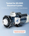 VEVOR SPA Pump, 3 HP, 2-Speed Hot Tub Pump with 2-Inch Intake (image 5)