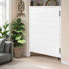 VEVOR Saloon Doors, 32"W x 42" H Single Swinging Cafe Interior Doors, Square Design Premium Pine Wood, with Hinges & Hardware Kit, Easy to Install, for Hallway Kitchen Bar Pub Entrance, White