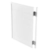 VEVOR Saloon Doors, 32"W x 42" H Single Swinging Cafe Interior Doors, Square Design Premium Pine Wood, with Hinges & Hardware Kit, Easy to Install, for Hallway Kitchen Bar Pub Entrance, White