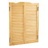 VEVOR Double Saloon Doors, 36"W x 42" H Arched Top Interior Swinging Cafe Doors, Premium Pine Wood, with Hinges & Hardware Kit, Easy to Install, for Hallway Kitchen Bar Pub Entrance, Log Color