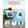 VEVOR Pool Filter Balls for Sand Filter, 1.5 lbs, Filter Balls Replace Pool Filter Sand, Reusable Blue Polyester Fiber Filter Media with Wash Bag, for Swimming Pool Aquarium Tank Above Ground Pool