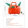 VEVOR Fuel Container, 1.6 Gallon, Fuel Tank with Spout & 0.5 Gallon Extra Oil Container, 5.5 L/min Max Flow Rate, Leak-proof and Portable Flat Fluid Container for Most Cars Motorcycle ATV UTV