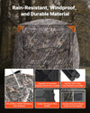 VEVOR Hunting Blind, 2-3 Person Thermal Ground Blinds with Tri-Leg Chair and Carrying Bag, Portable Camouflage Tent, Durable Concealed Shelter with Silent Zipper Door and Window, for Turkey Deer