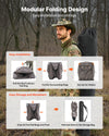 VEVOR Hunting Blind, 2-3 Person Thermal Ground Blinds with Tri-Leg Chair and Carrying Bag, Portable Camouflage Tent, Durable Concealed Shelter with Silent Zipper Door and Window, for Turkey Deer
