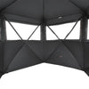 VEVOR Hunting Blind, 6-7 Person Ground Blinds with Carrying Bag, Portable Camouflage Tent, Reinforced Durable Concealed Shelter with Silent Zipper Door and Window, for Turkey and Deer