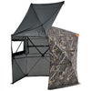 VEVOR Hunting Blind, 6-7 Person, 288 Degree 5 Side See-Through Ground Blinds with Carrying Bag, Portable Camouflage Tent, Durable Concealed Shelter with Silent Zipper Door and Window, for Turkey Deer