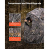 VEVOR Hunting Blind, Single Person Ground Blinds with Carrying Bag, Portable Camouflage Tent, Reinforced Durable Concealed Shelter with Silent Zipper Door and Window, for Turkey and Deer