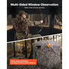 VEVOR Hunting Blind, 270° Ground Blind, 2-3 Person Pop Up Deer Blind for Hunting with Carrying Bag, Portable Resilient Hunting Tent, 3 Horizontal Windows for Turkey and Deer Hunting