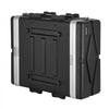 VEVOR 4U Rack Case, Standard 19 in Depth, Server Rack Cabinet with ABS Construction, Recessed Twist Latches, Detachable Front & Back Cover, Easy Installation, for Amplifiers, 18.4 in Internal Depth