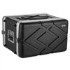 VEVOR 6U Rack Case, 14 in Depth, Server Rack Cabinet Shallow with ABS Construction, Recessed Twist Latches, Detachable Front & Back Cover, Easy Installation, for Amplifier, 11.4 in Internal Depth