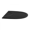 VEVOR Salon Mat for Hair Stylist, 3 x 4 FT Semi-circle Salon Chair Mat, 1/2-inch Thickened Anti Fatigue Barber Shop Floor Mat with Round Cut Out, Easy-to-Clean PVC Surface & Anti-Trip Beveled Edges