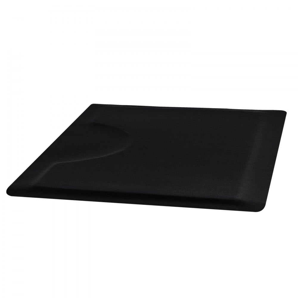 VEVOR Salon Mat for Hair Stylist, 3 x 5 FT Rectangle Salon Chair Mat Anti Fatigue, 1/2" Thickened PVC + NBR Barber Shop Floor Mat with Round Cut Out, Anti-Trip Beveled Edges & Non-slip Bottom