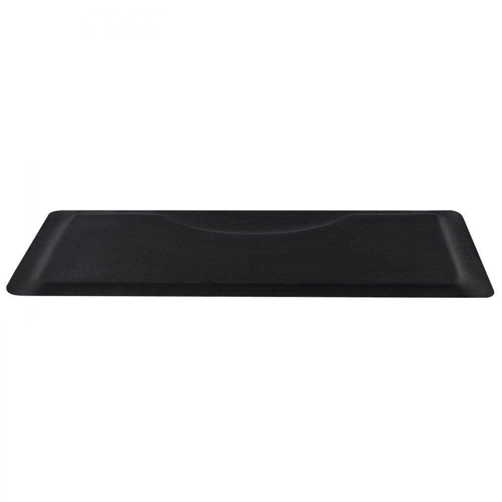 VEVOR Salon Mat for Hair Stylist, 3 x 5 FT Rectangle Salon Chair Mat Anti Fatigue, 1/2" Thickened PVC + NBR Barber Shop Floor Mat with Round Cut Out, Anti-Trip Beveled Edges & Non-slip Bottom