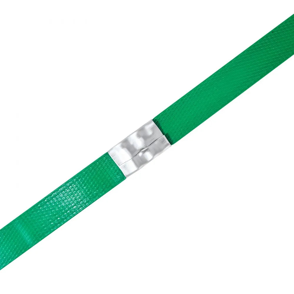 VEVOR Banding Strapping Kit, Heavy Duty Banding Sealer Tool with 1000 ft Length PET Band, 300 Metal Seals, Plastic Manual Pallet Packaging Strapping Kit for Warehouse/Shipping/Moving/Home, Orange