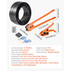 VEVOR Banding Strapping Kit, Heavy Duty Banding Sealer Tool with 2000 ft PET Band, 600 Metal Seals, 200 Corner Protectors, Plastic Pallet Packaging Strapping Kit for Warehouse, Transportation, Home