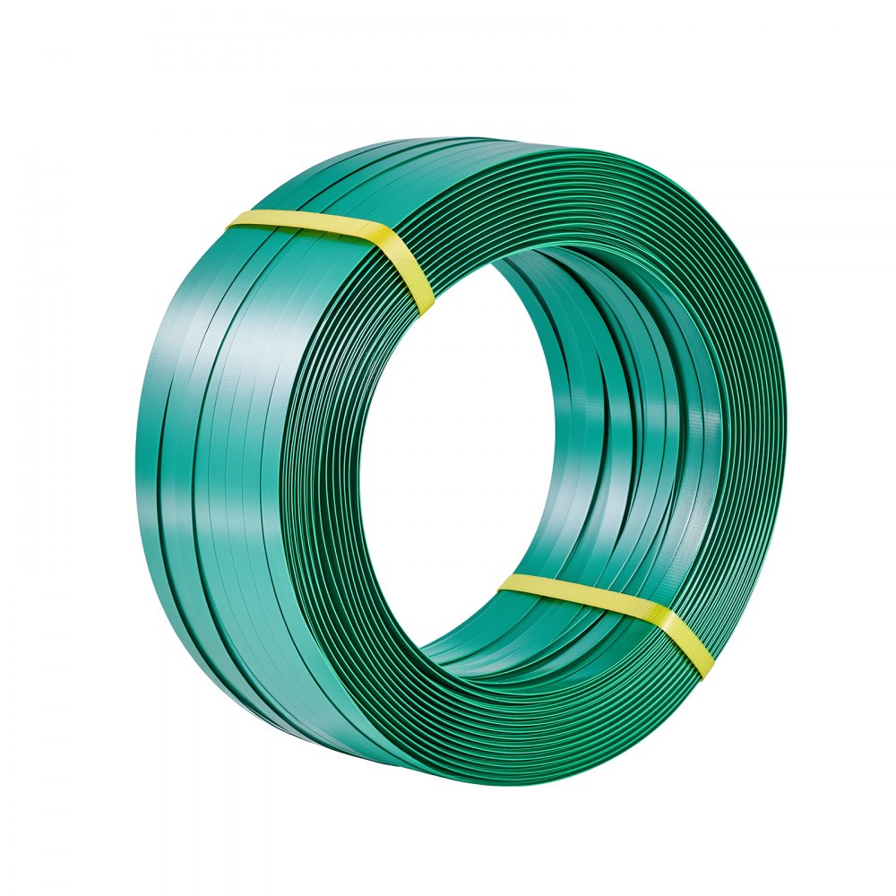 VEVOR Banding Strapping Kit, Heavy Duty Banding Sealer Tool with 1500 ft PET Band, 450 Metal Seals, 150 Corner Protectors & Gloves, Plastic Pallet Packaging Strapping Kit for Warehouse/Shipping/Moving