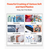 VEVOR Shredder Blades, Alloy Steel Shredder Machine Blade Kit with 12 Rotating and 2 Fixed Blades, High-Hardness SKD-11 Blade, Compatible with Model 400 Plastic Grinder, for ABS, PP, PVC & Nylon