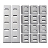 VEVOR Shredder Blades, Alloy Steel Shredder Machine Blade Kit with 12 Rotating and 2 Fixed Blades, High-Hardness SKD-11 Blade, Compatible with Model 400 Plastic Grinder, for ABS, PP, PVC & Nylon