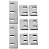 VEVOR Shredder Blades, Alloy Steel Shredder Machine Blade Kit with 6 Rotating and 2 Fixed Blades, High-Hardness SKD-11 Blade, Compatible with Model 250 Plastic Grinder, for ABS, PP, PVC & Nylon