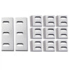 VEVOR Shredder Blades, Alloy Steel Shredder Machine Blade Kit with 9 Rotating and 2 Fixed Blades, High-Hardness SKD-11 Blade, Compatible with Model 180 Plastic Grinder, for ABS, PP, PVC & Nylon