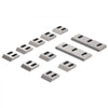 VEVOR Shredder Blades, Alloy Steel Shredder Machine Blade Kit with 9 Rotating and 2 Fixed Blades, High-Hardness SKD-11 Blade, Compatible with Model 180 Plastic Grinder, for ABS, PP, PVC & Nylon