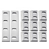 VEVOR Shredder Blades, Alloy Steel Shredder Machine Blade Kit with 9 Rotating and 2 Fixed Blades, High-Hardness SKD-11 Blade, Compatible with Model 300 Plastic Grinder, for ABS, PP, PVC & Nylon