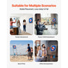 VEVOR Axe Throwing Game, Plastic Bristle Target with 8 Throwing Axes Set, Foldable Steel Frame, Easy to Store, Stable Placement for Indoor and Outdoor, Backyard, Yard and Carnival Games, Adults Kids